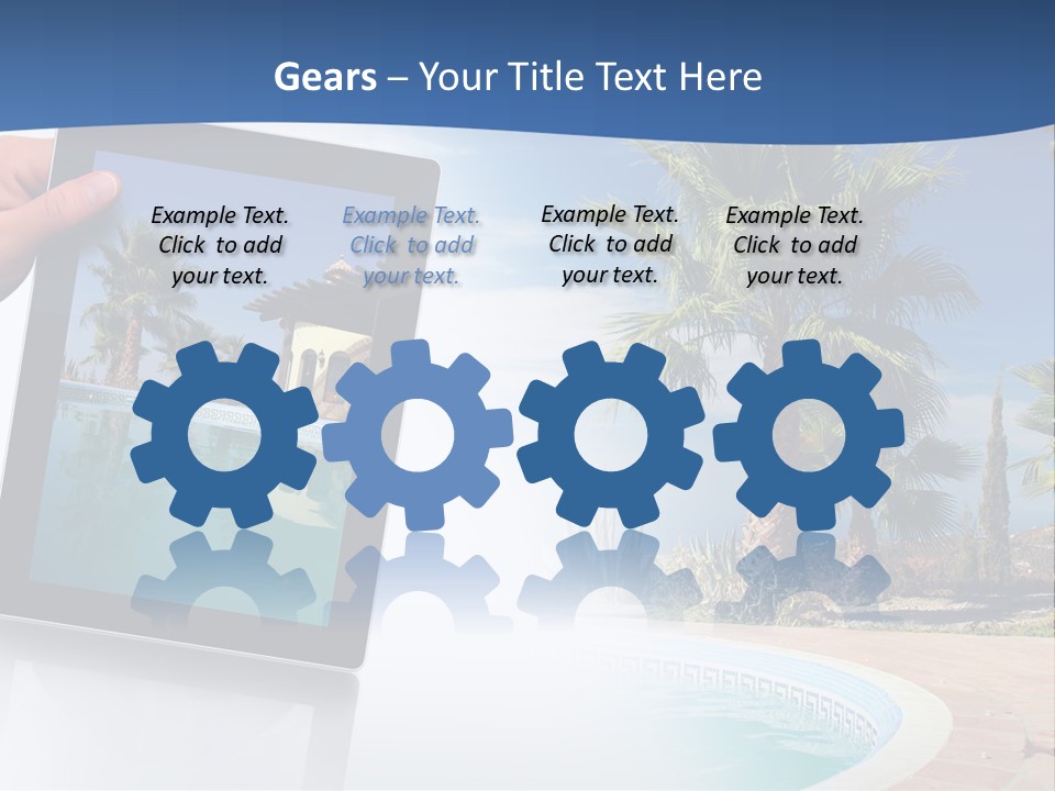 Vacations Landscape Beach PowerPoint Template