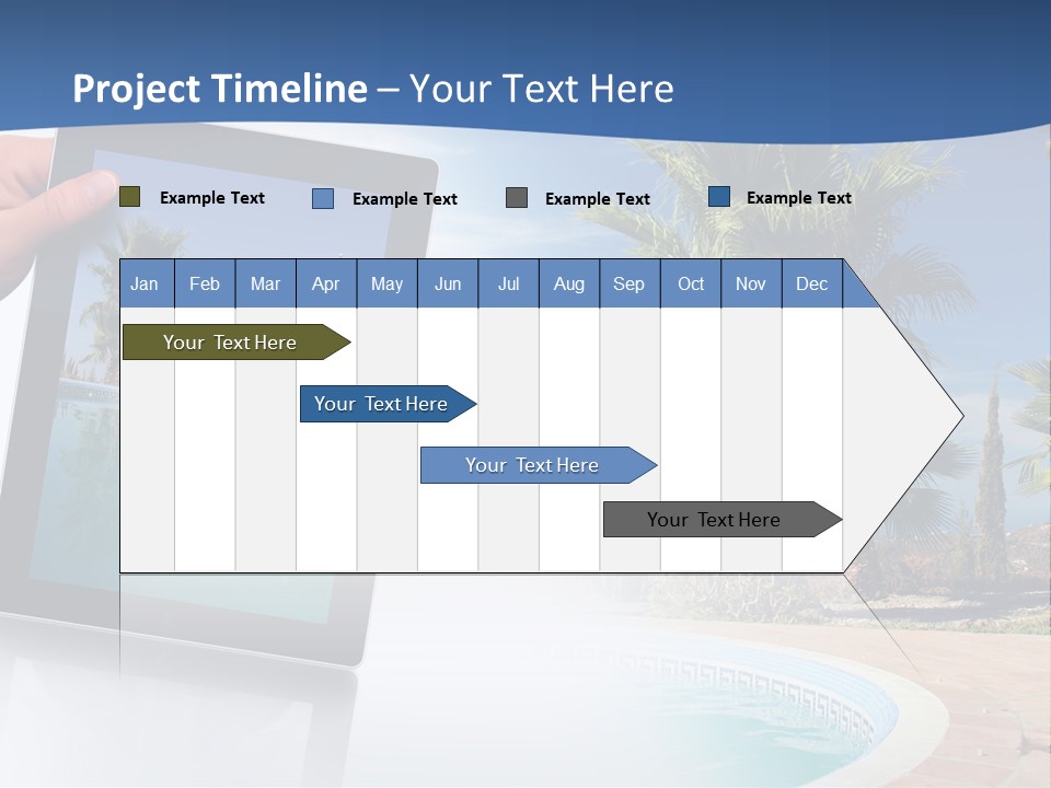 Vacations Landscape Beach PowerPoint Template