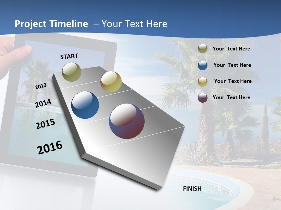 Vacations Landscape Beach PowerPoint Template