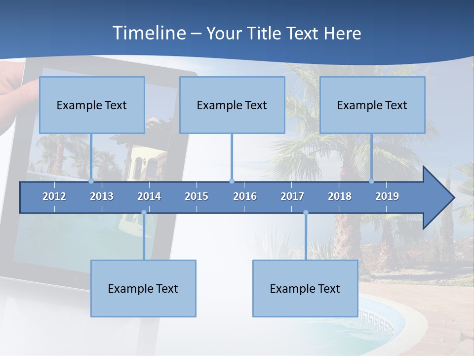 Vacations Landscape Beach PowerPoint Template