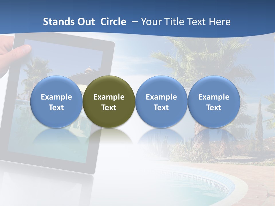 Vacations Landscape Beach PowerPoint Template