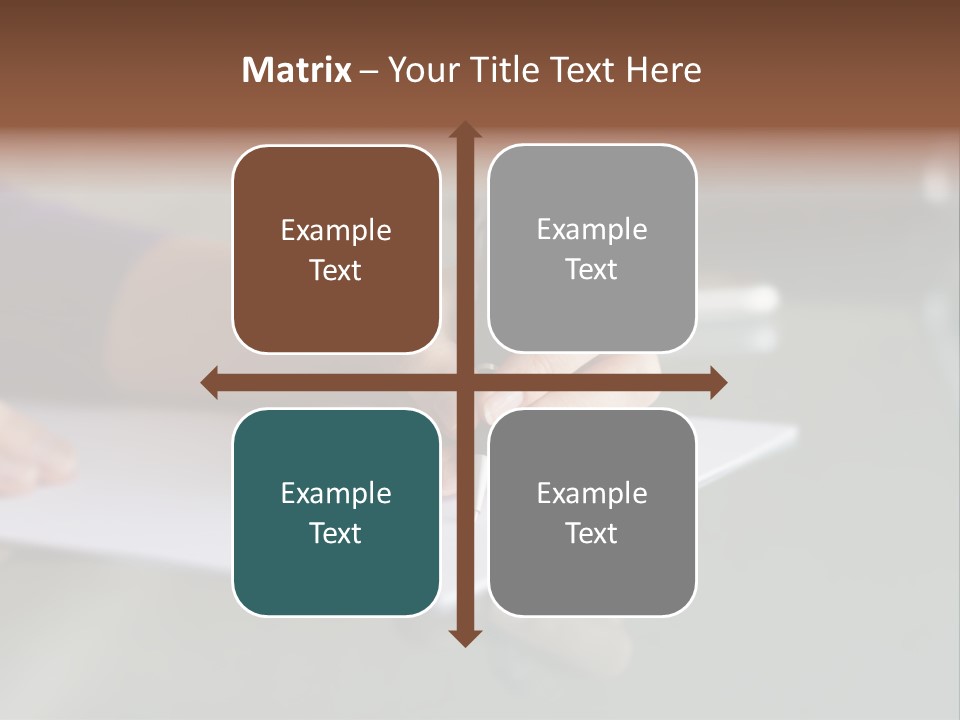 Manager Job Cell PowerPoint Template
