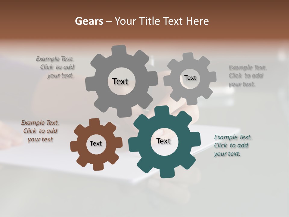 Manager Job Cell PowerPoint Template