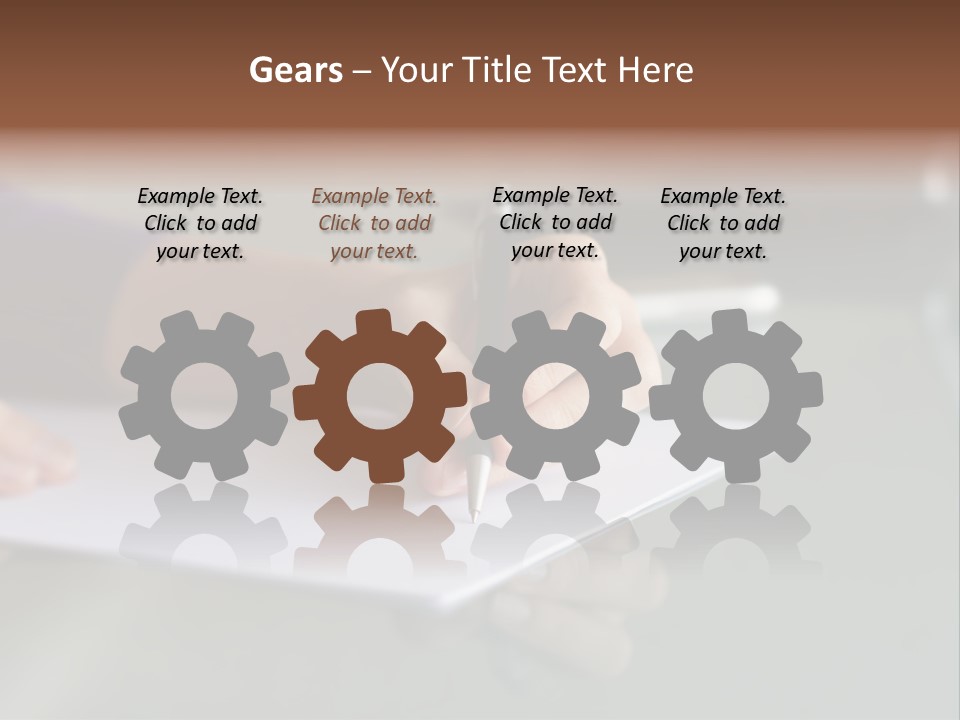 Manager Job Cell PowerPoint Template