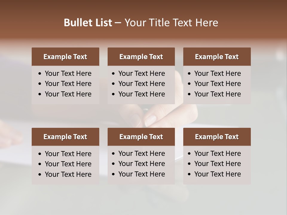 Manager Job Cell PowerPoint Template