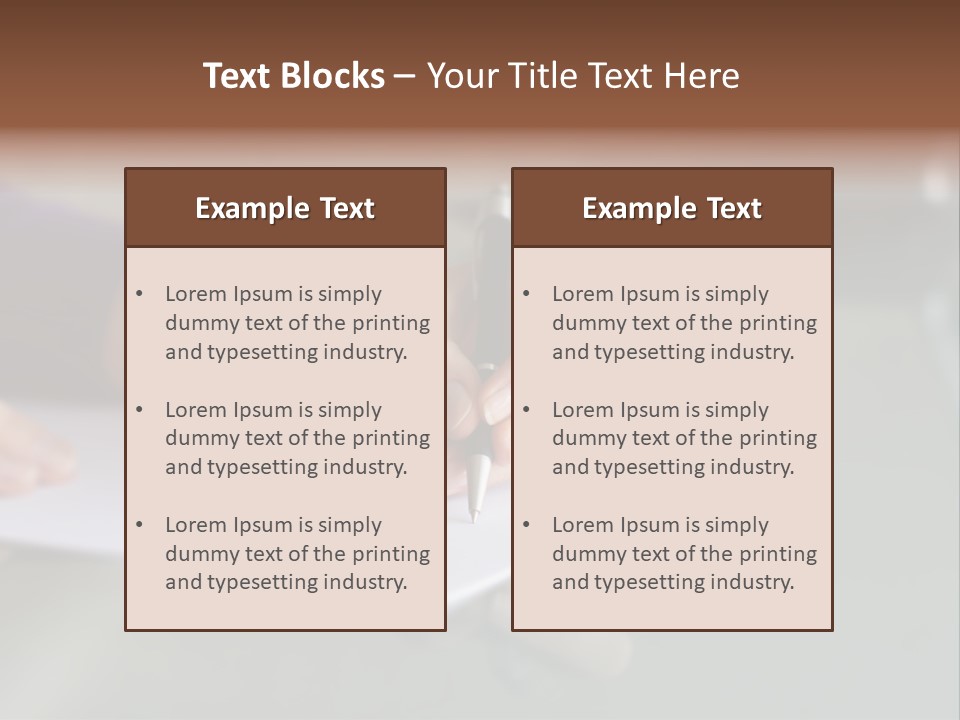 Manager Job Cell PowerPoint Template