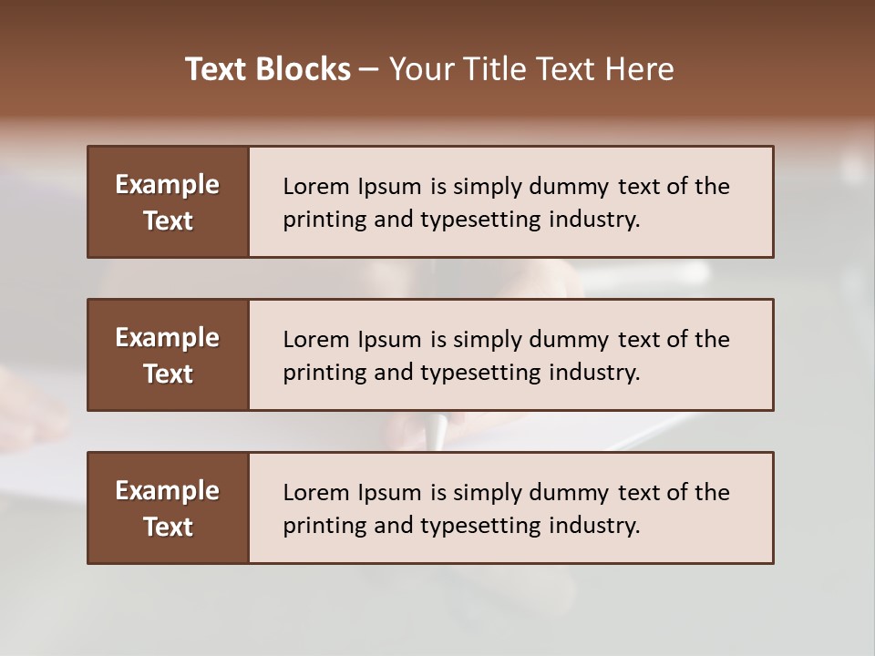 Manager Job Cell PowerPoint Template