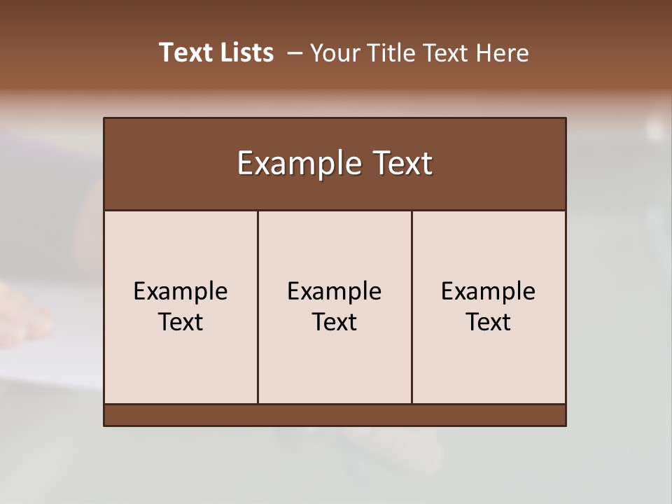 Manager Job Cell PowerPoint Template