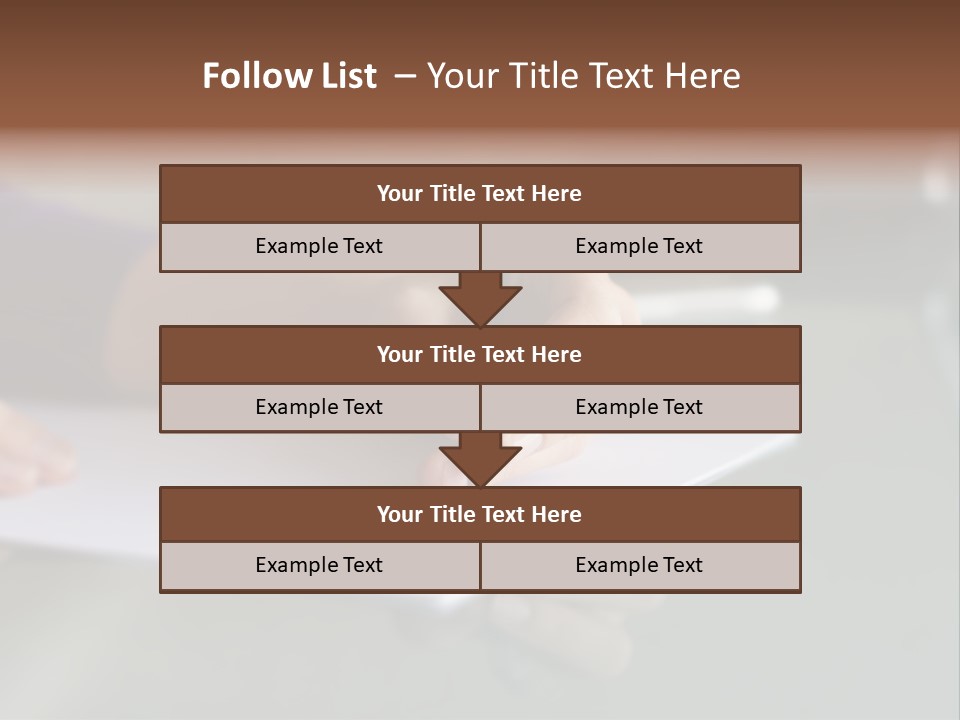 Manager Job Cell PowerPoint Template