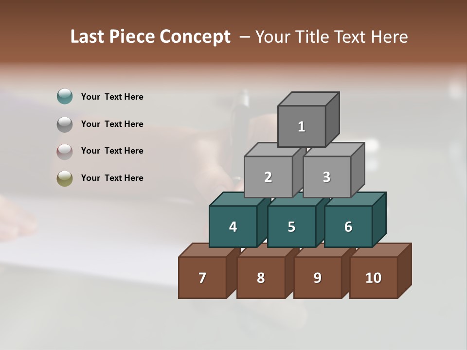 Manager Job Cell PowerPoint Template