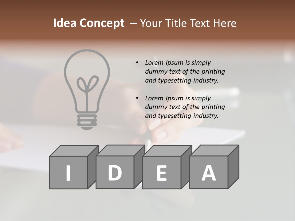 Manager Job Cell PowerPoint Template