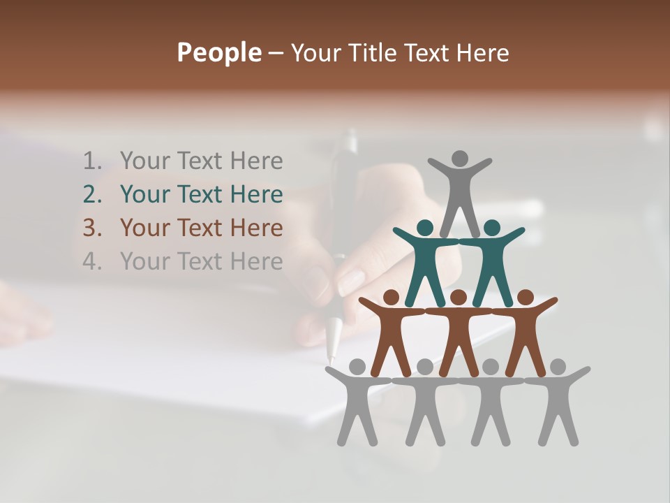 Manager Job Cell PowerPoint Template