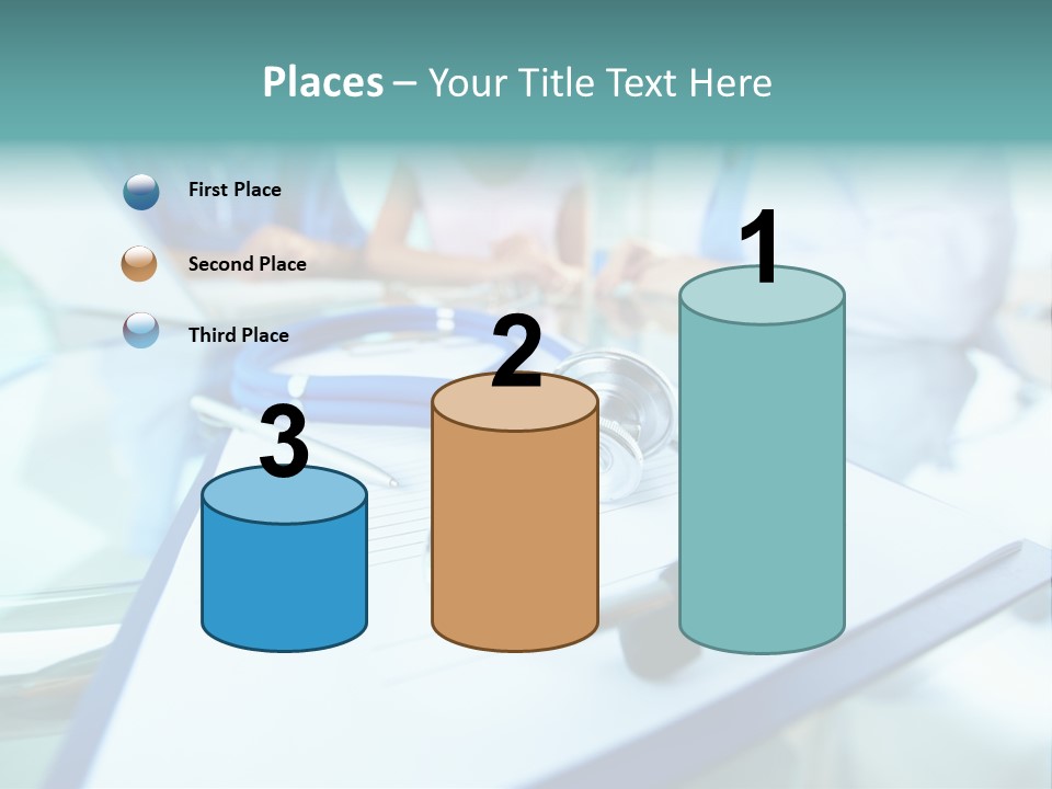 Team White Occupation PowerPoint Template