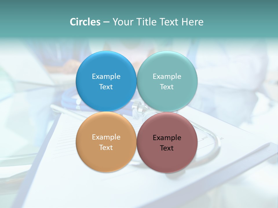 Team White Occupation PowerPoint Template