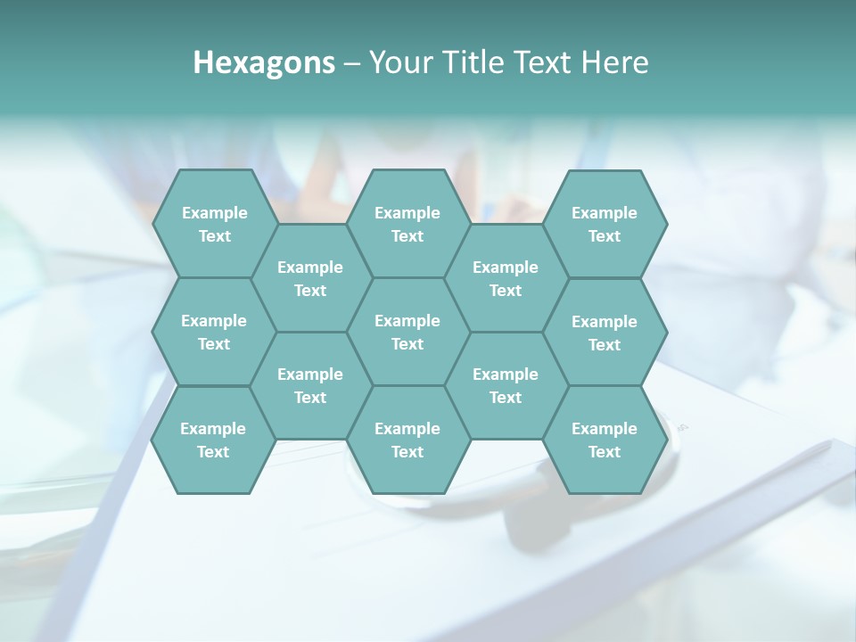 Team White Occupation PowerPoint Template