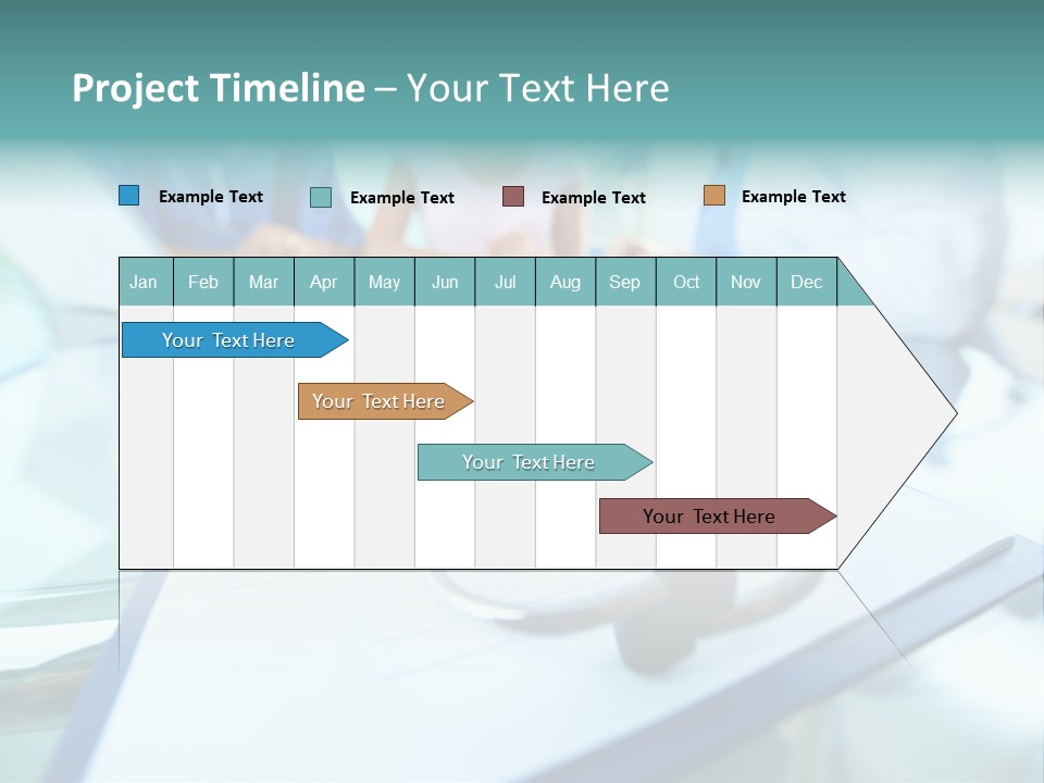 Team White Occupation PowerPoint Template