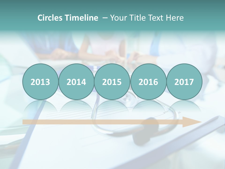 Team White Occupation PowerPoint Template