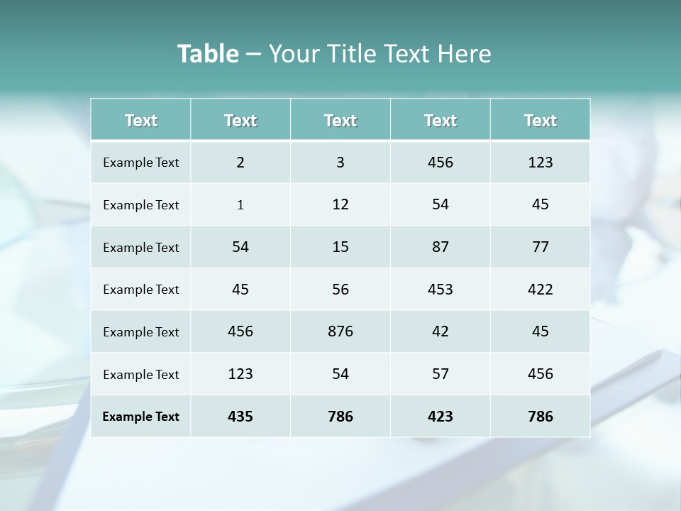 Team White Occupation PowerPoint Template