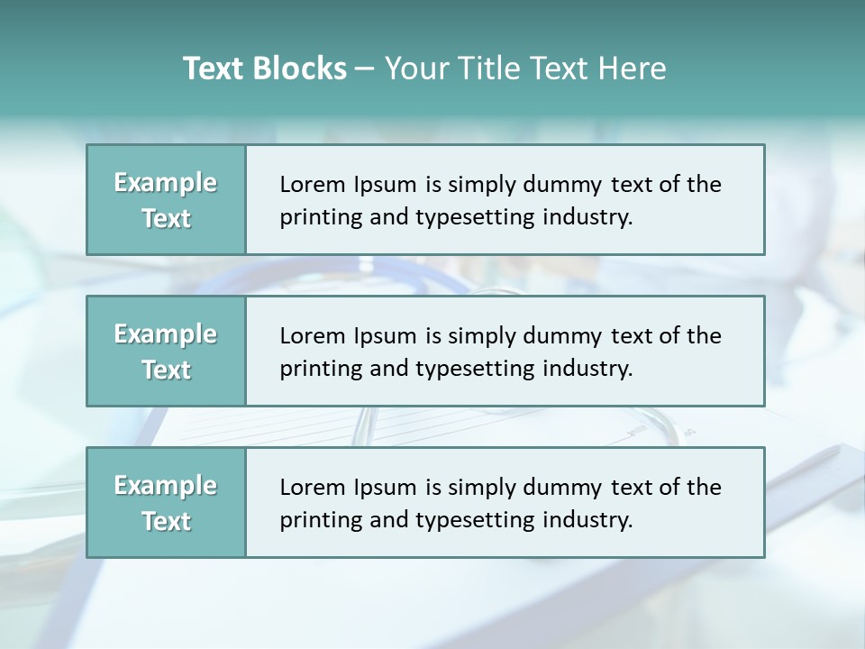 Team White Occupation PowerPoint Template