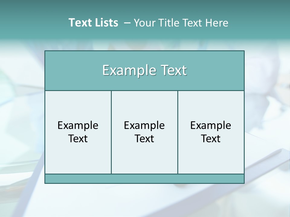 Team White Occupation PowerPoint Template