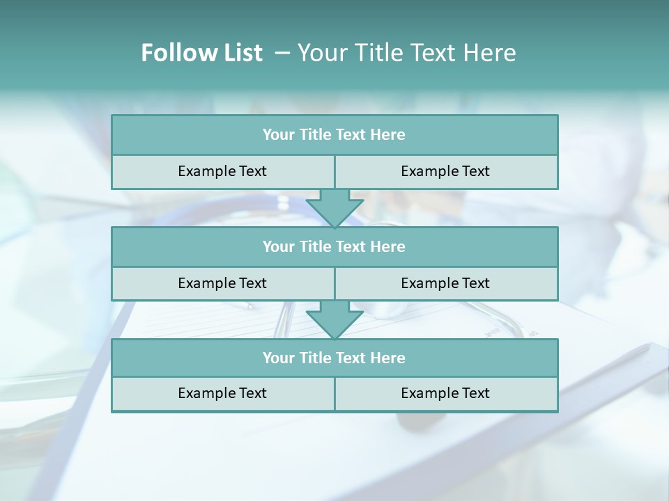 Team White Occupation PowerPoint Template