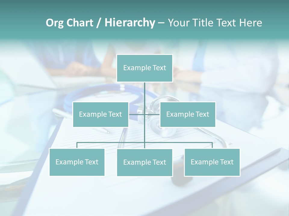 Team White Occupation PowerPoint Template
