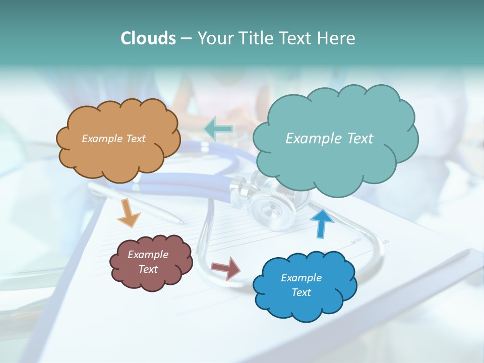Team White Occupation PowerPoint Template