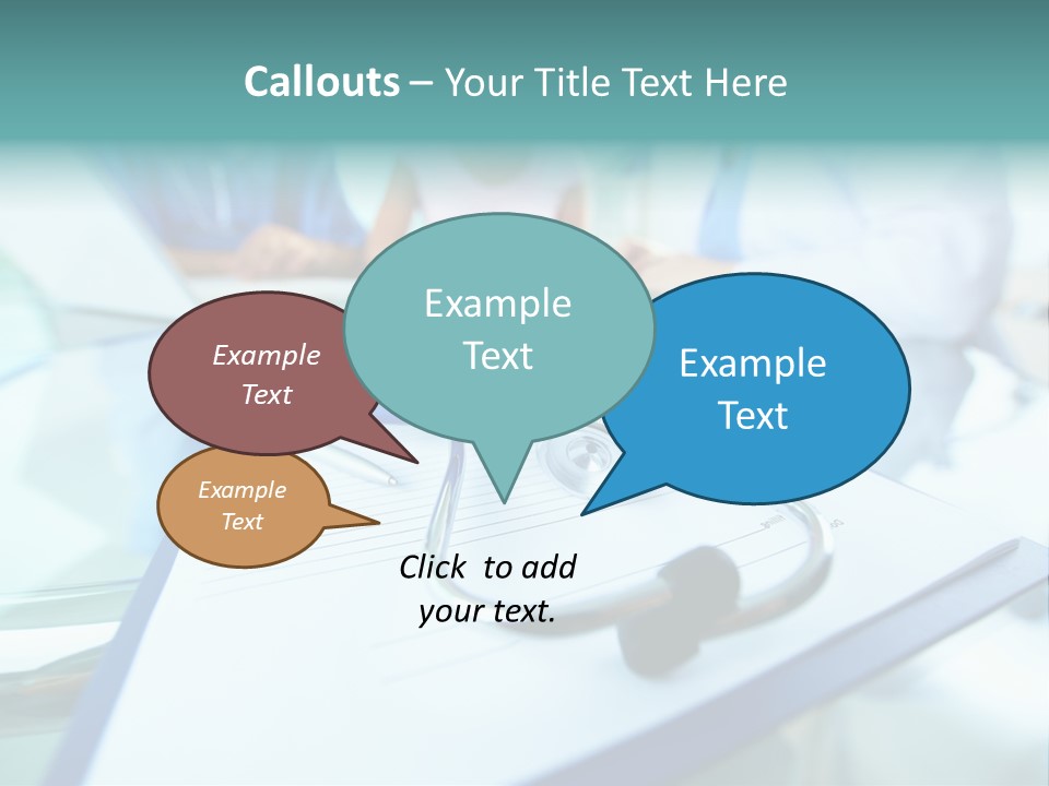 Team White Occupation PowerPoint Template