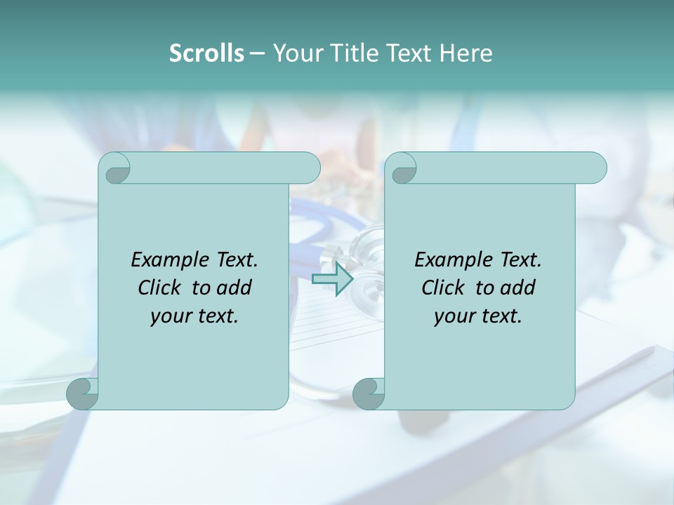 Team White Occupation PowerPoint Template