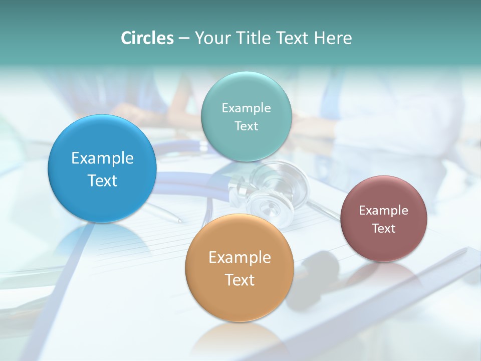 Team White Occupation PowerPoint Template