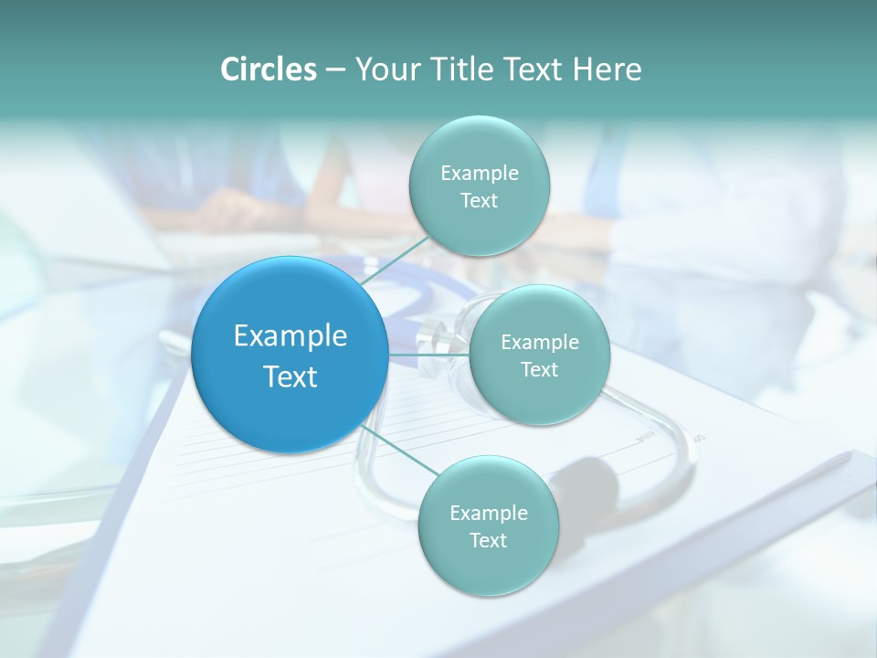 Team White Occupation PowerPoint Template