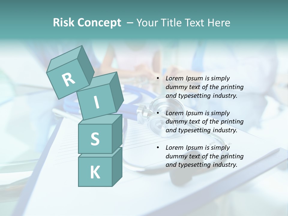 Team White Occupation PowerPoint Template