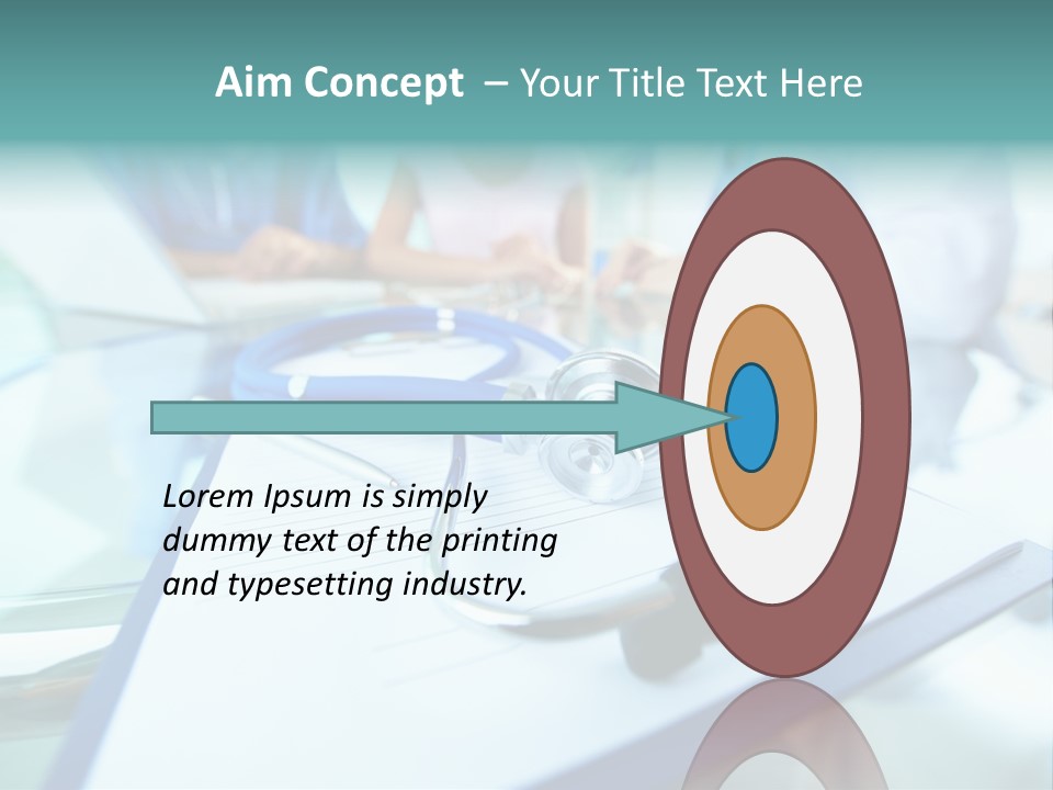 Team White Occupation PowerPoint Template