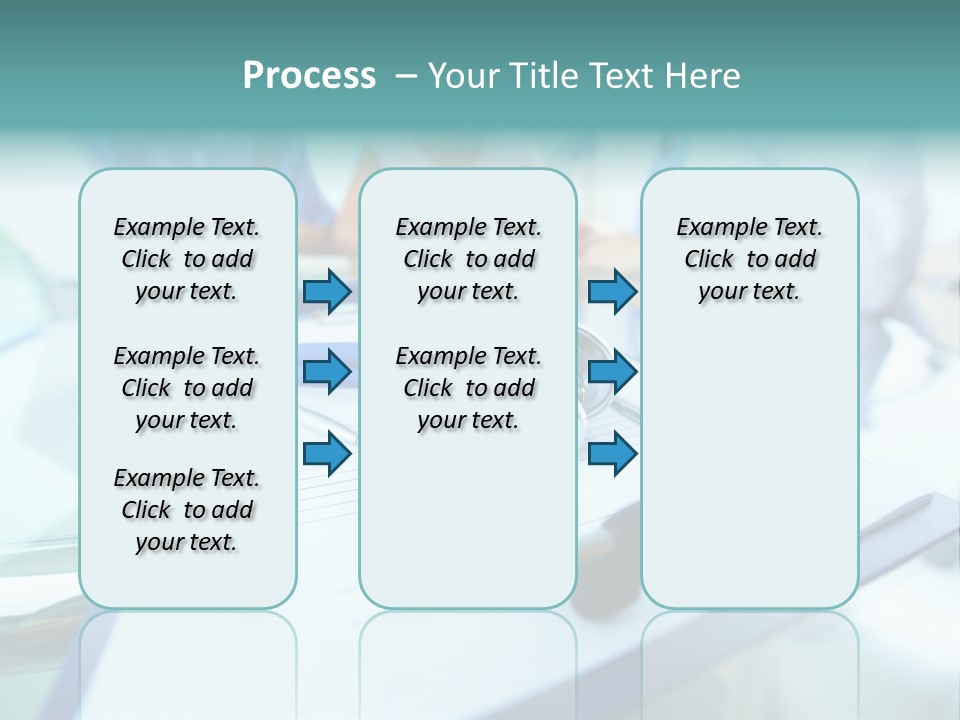 Team White Occupation PowerPoint Template