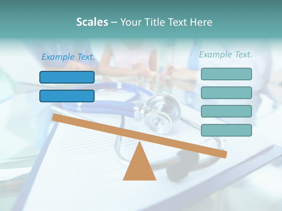 Team White Occupation PowerPoint Template
