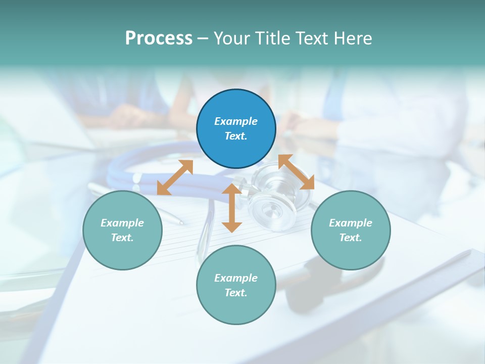 Team White Occupation PowerPoint Template