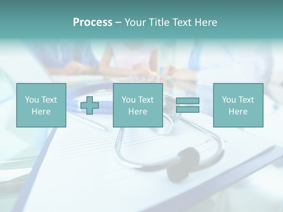 Team White Occupation PowerPoint Template