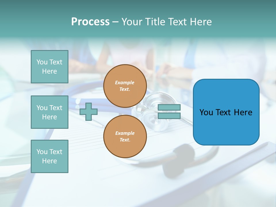 Team White Occupation PowerPoint Template