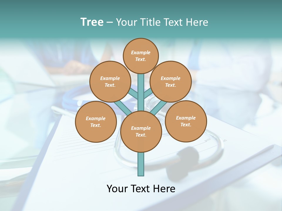 Team White Occupation PowerPoint Template