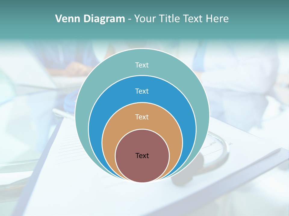 Team White Occupation PowerPoint Template