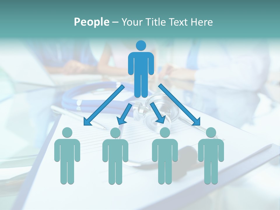 Team White Occupation PowerPoint Template