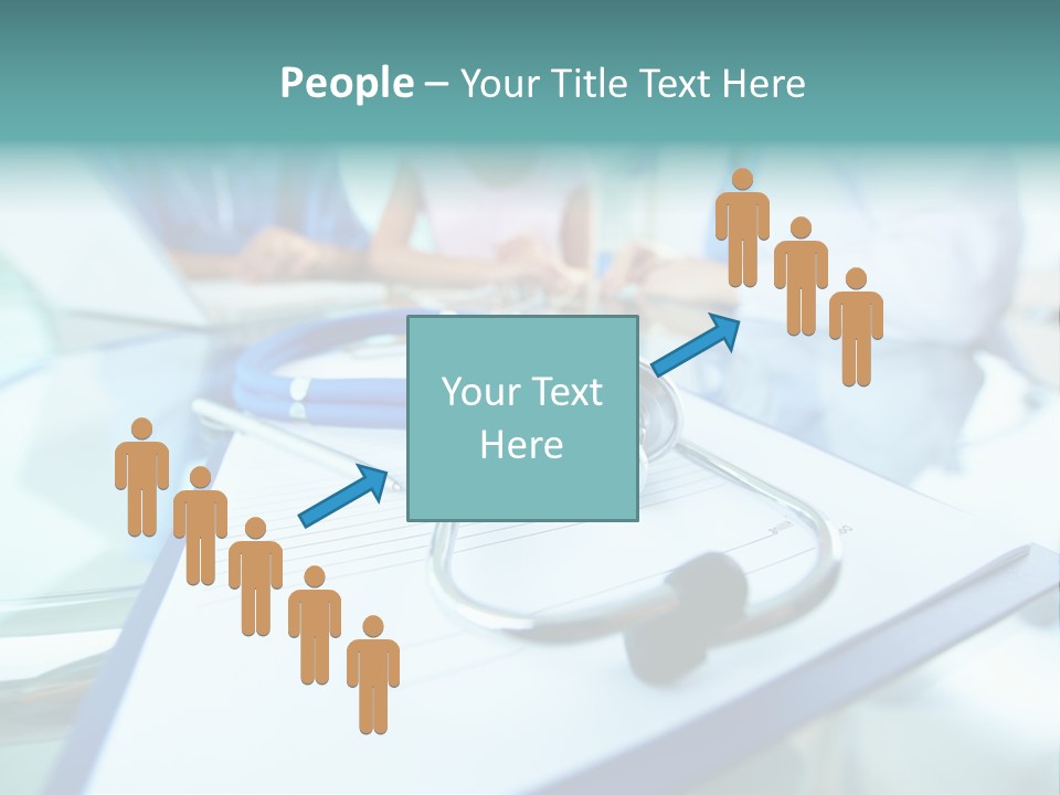 Team White Occupation PowerPoint Template