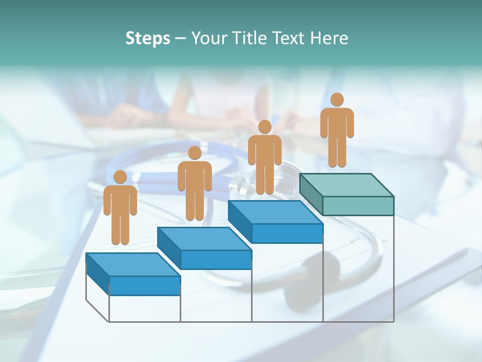 Team White Occupation PowerPoint Template