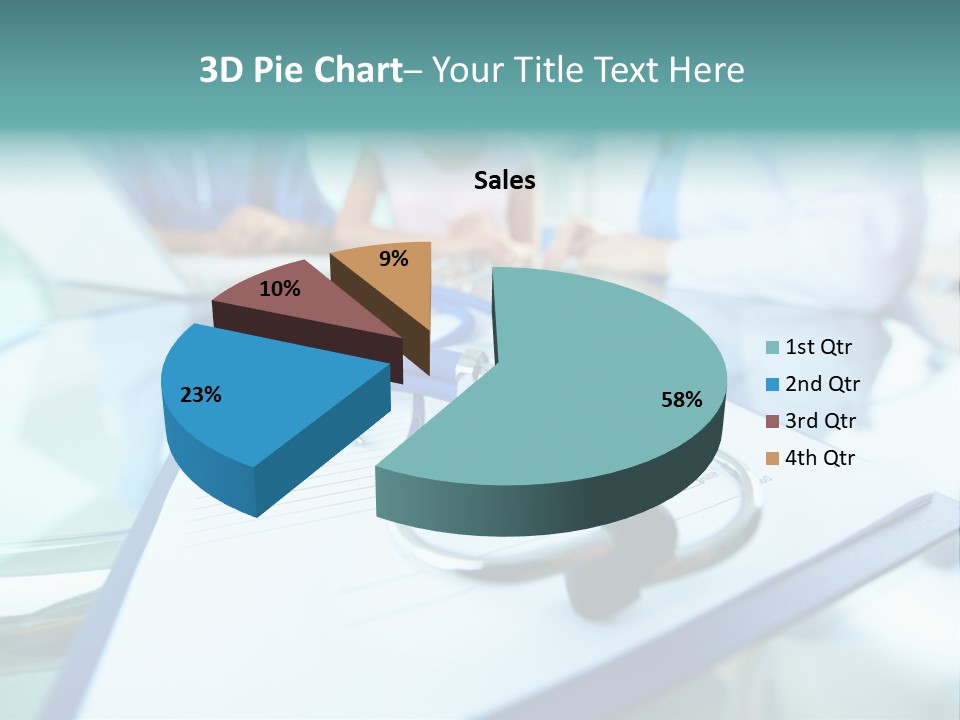 Team White Occupation PowerPoint Template