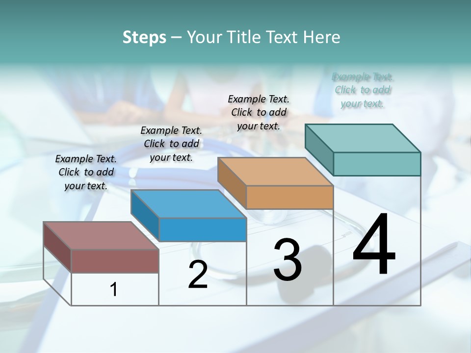Team White Occupation PowerPoint Template