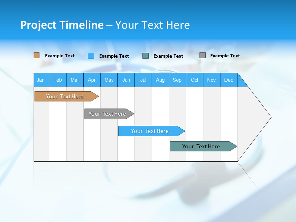 Clinician Workplace Closeup PowerPoint Template