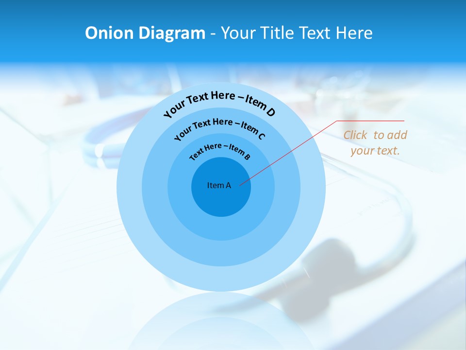 Clinician Workplace Closeup PowerPoint Template