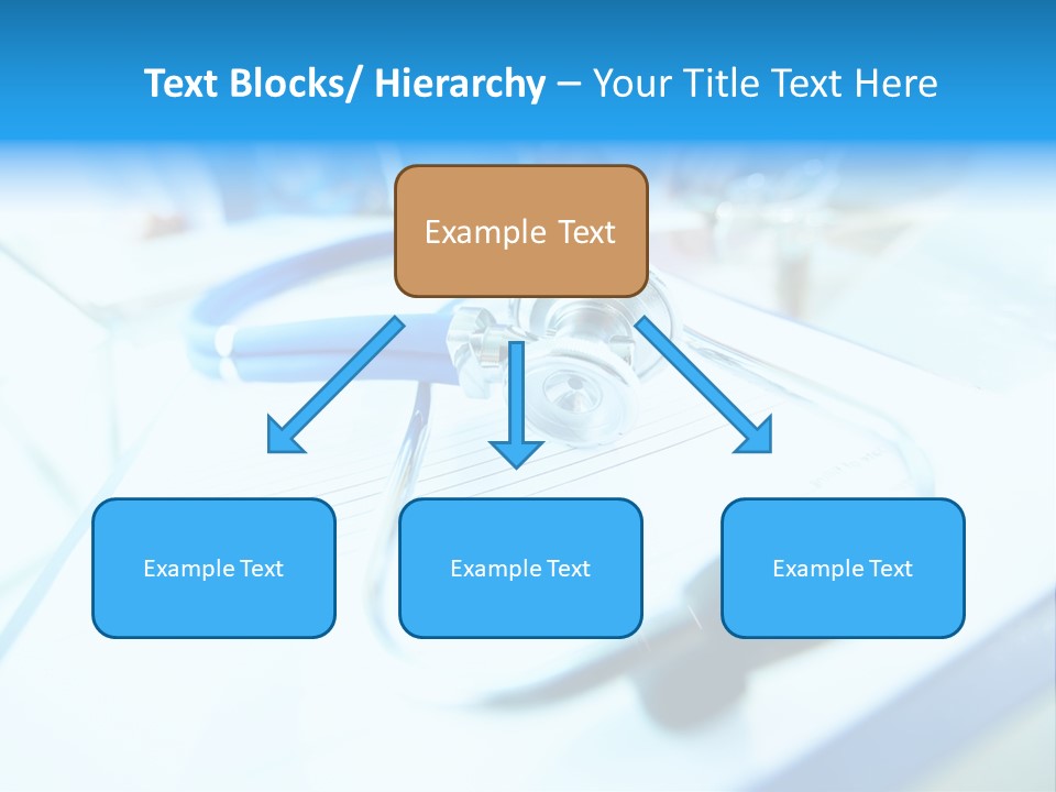 Clinician Workplace Closeup PowerPoint Template