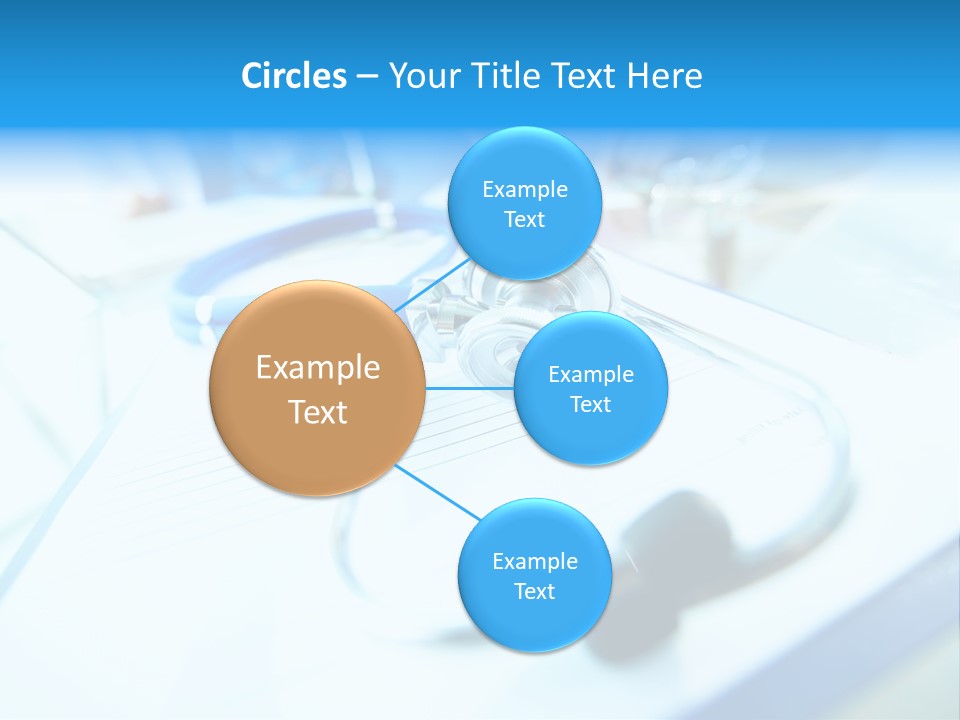 Clinician Workplace Closeup PowerPoint Template