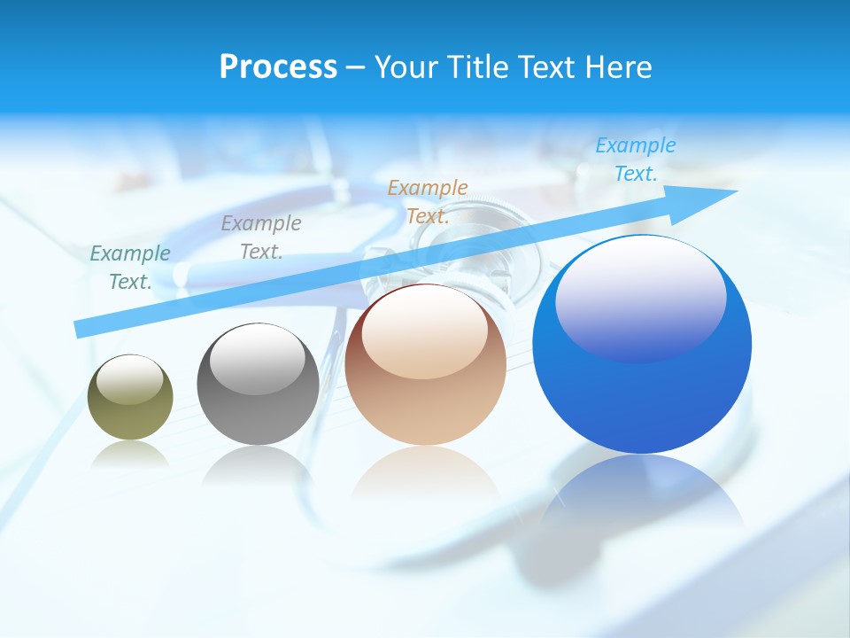 Clinician Workplace Closeup PowerPoint Template